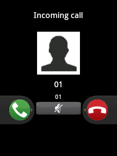 Incoming call.