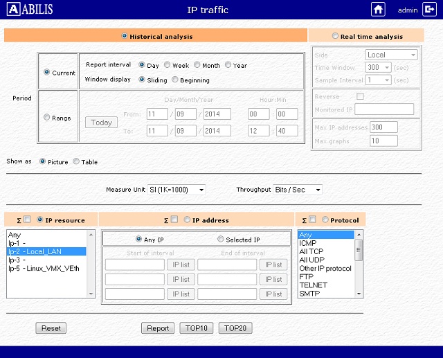 TRFA Example 3 - Settings