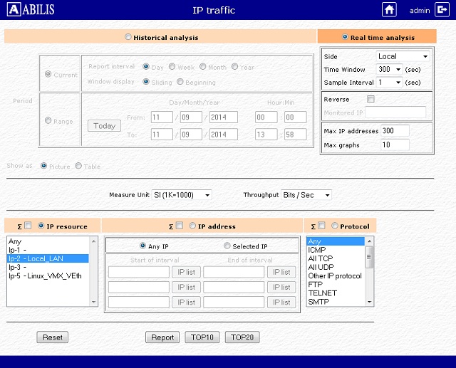 TRFA Example 5 - Settings