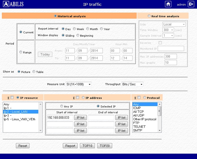 TRFA Example 2 - Settings