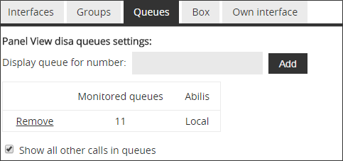 Monitored Queues