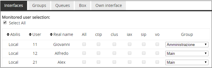 Interfaces