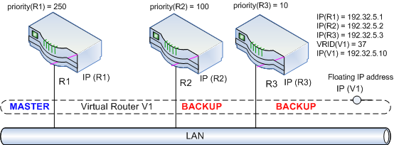 Virtual router without an owner